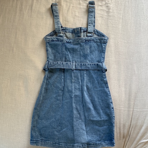 Garage Belted Denim Dress - Picture 7 of 9
